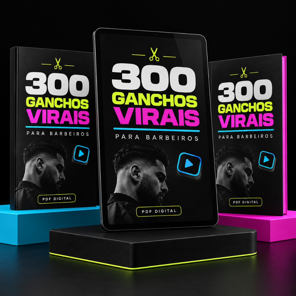 Capa do PDF 300 Ganchos Virais para Barbeiros