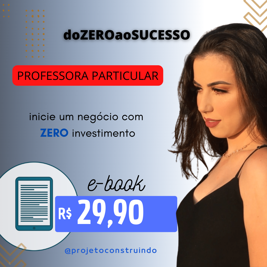 Professora Particular - do ZERO ao SUCESSO
