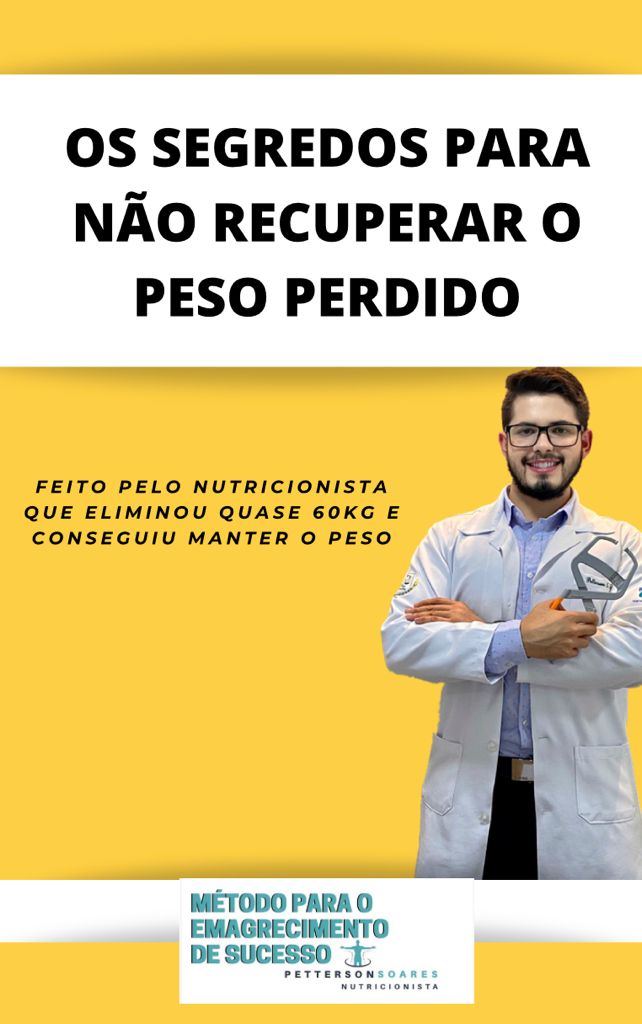 Imagem de capa para o Ebook OS SEGREDOS PARA NÃO RECUPERAR O PESO PERDIDO