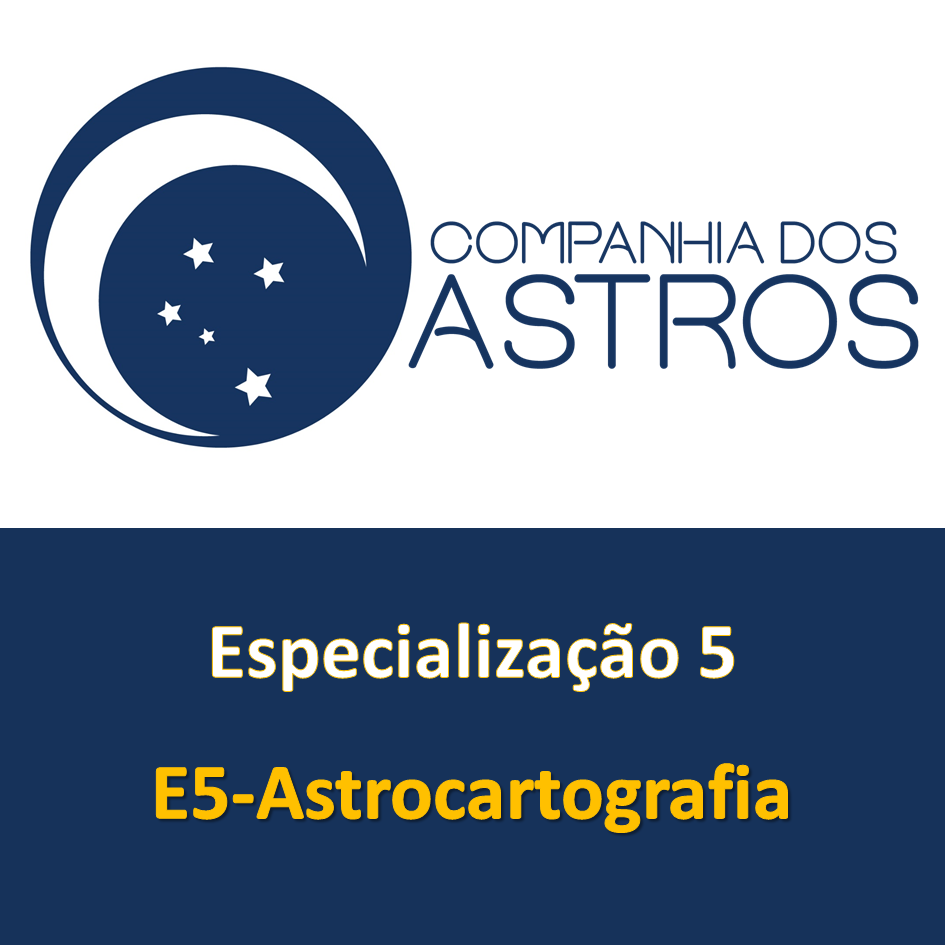 Imagem de capa para o Curso online E5-Astrocartografia