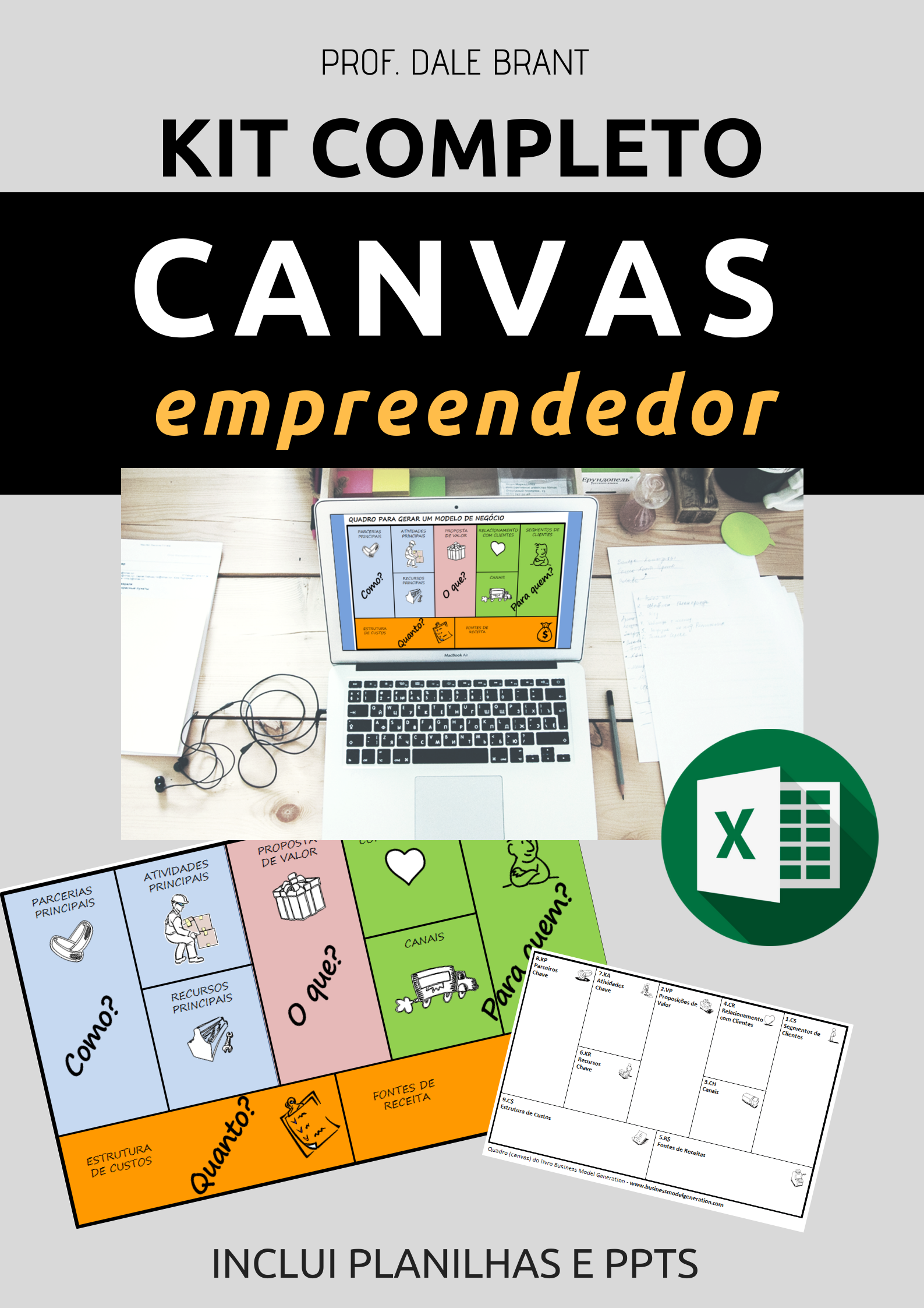 Canvas Empreendedor - Prof. Dale Brant - Wise Institute | Hotmart