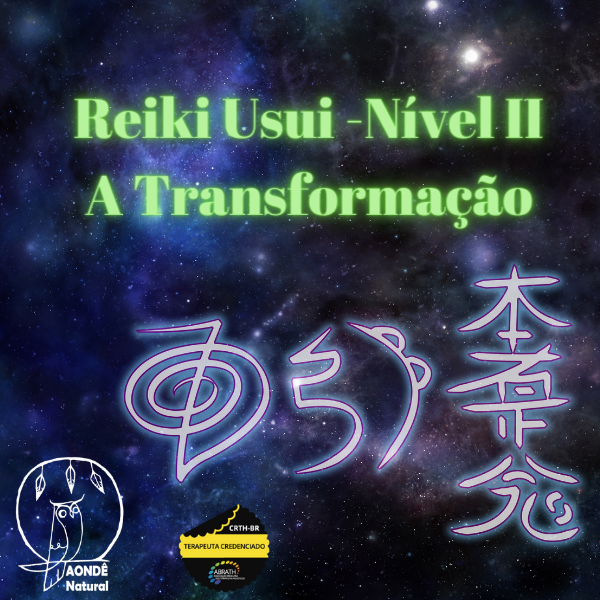 Imagem de capa para o Curso online Reiki Usui Nível 2 - A transformação
