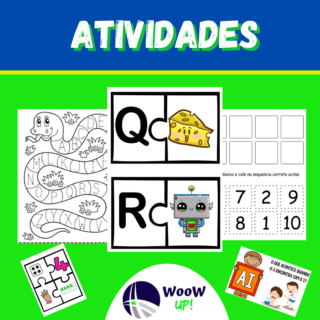 + de 300 Atividades infantis variadas - Woow UP | Hotmart