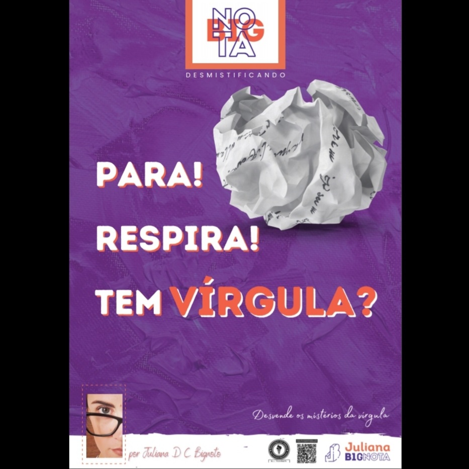 Para! Respira! Tem vírgula?