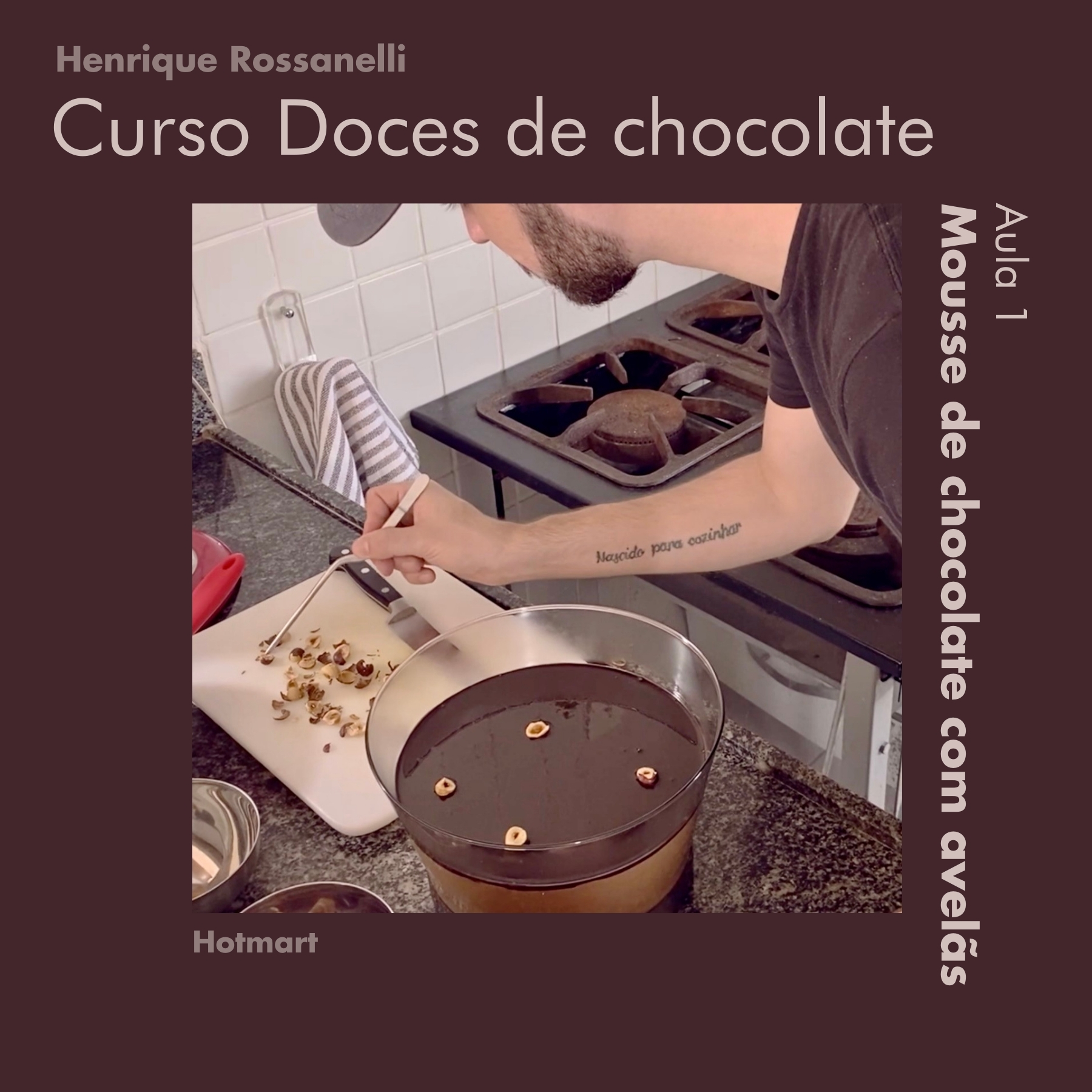 Doces de chocolate com Henrique Rossanelli - Aula 1: Mousse de chocolate com avelãs