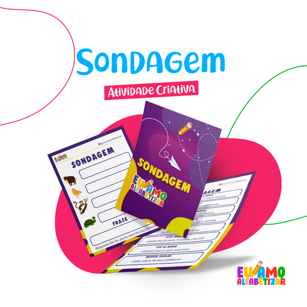 Atividade Criativa - Sondagem da Hipótese de Escrita - Eu Amo Alfab...