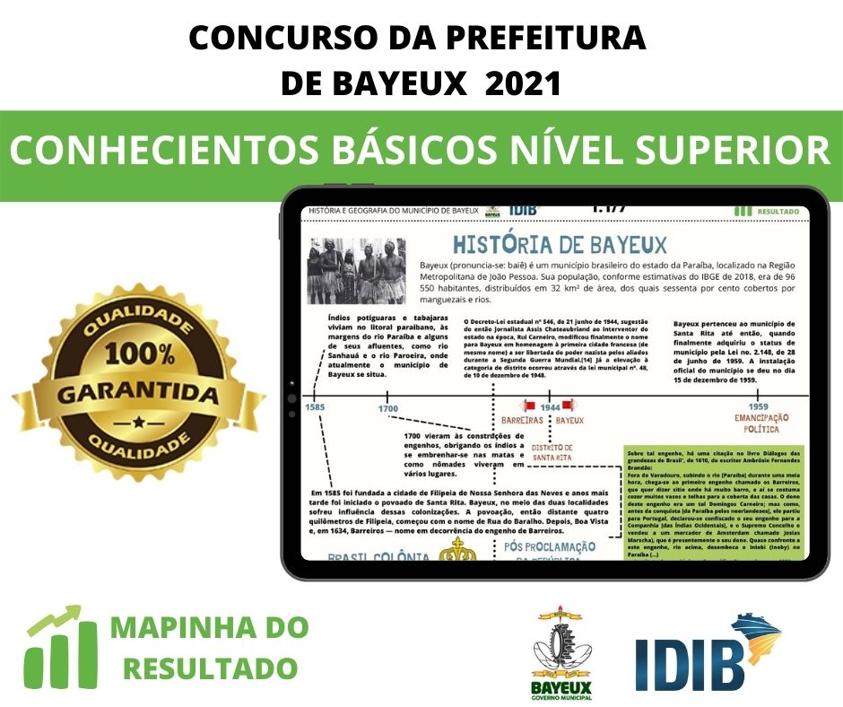 Conhecimentos Básicos - Nível Superior / Concurso de Bayeux