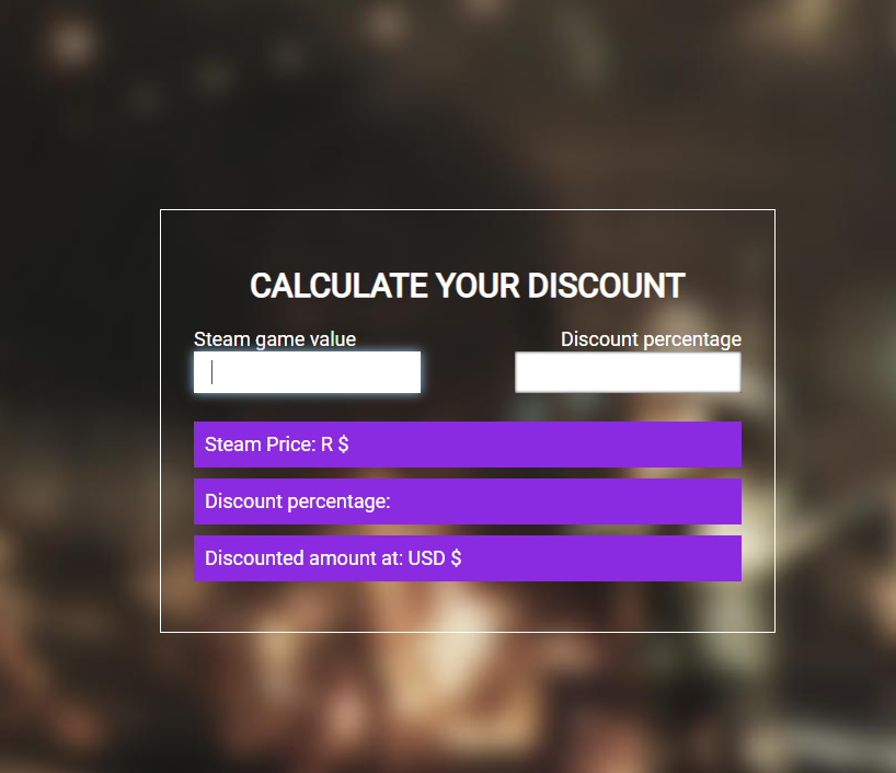 Page PHP for calculating discounts using percentage DIGITAL SOLUTIONS