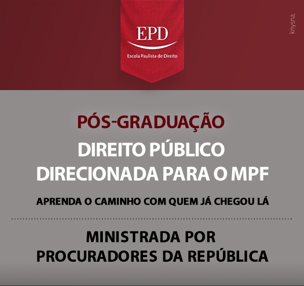 Pós-Graduação em Direito Público direcionada para o MPF - EPD - Escola ...