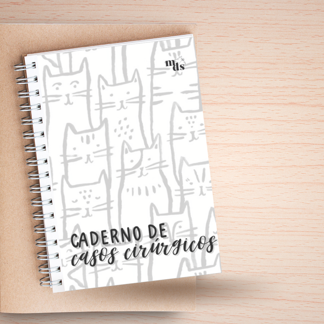 Imagem de capa para o Ebook Caderno de Casos Cirúrgicos (com linhas)