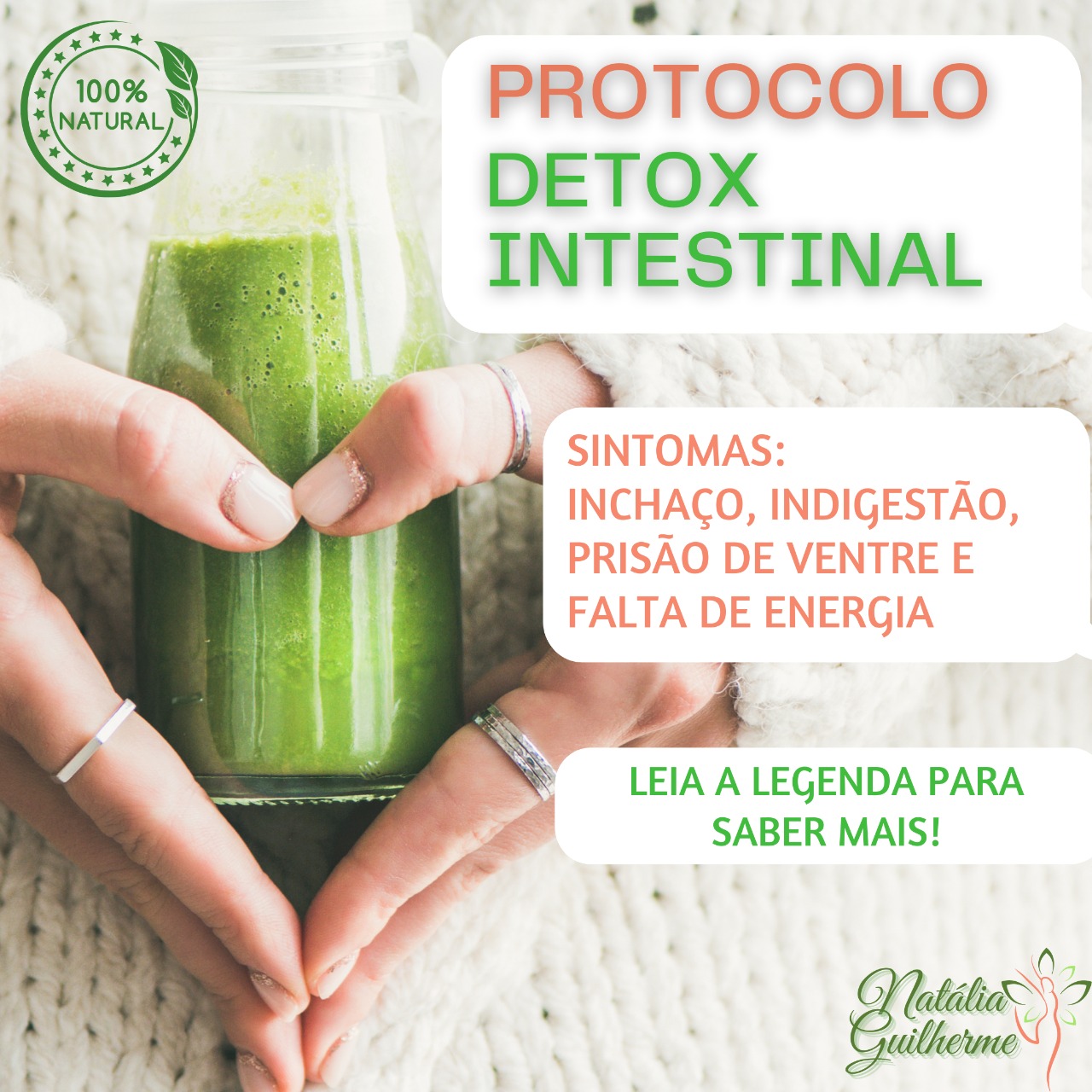 Detox Intestinal PROTOCOLO - DETOX INTESTINAL - Natália Guilherme | Hotmart
