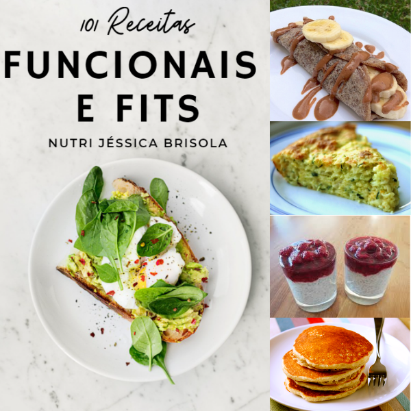 Imagem de capa para o Ebook 101 receitas fáceis, funcionais e fit