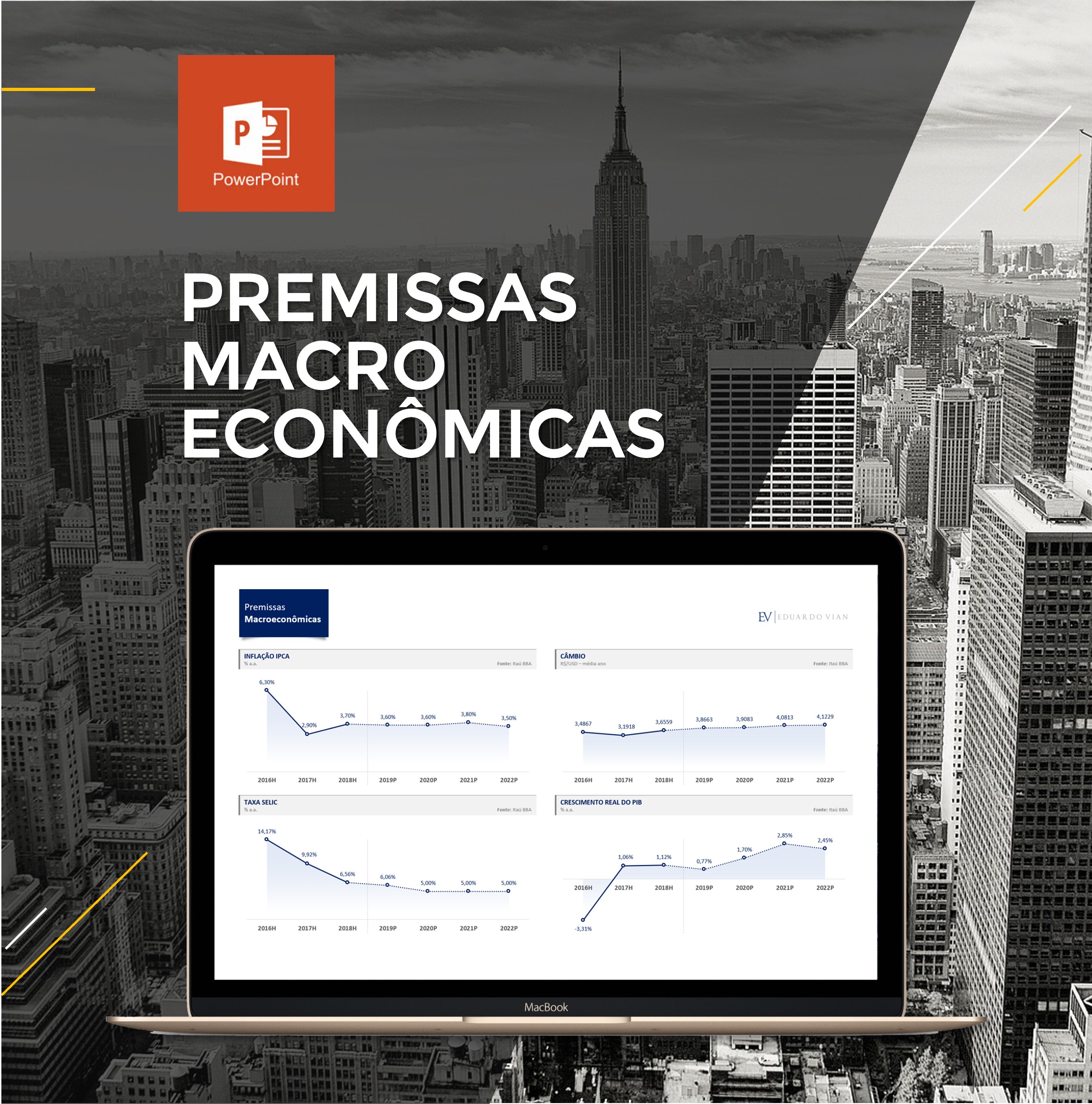 PowerPoint Executivo - Aula 09 | Premissas Macro Econômicas