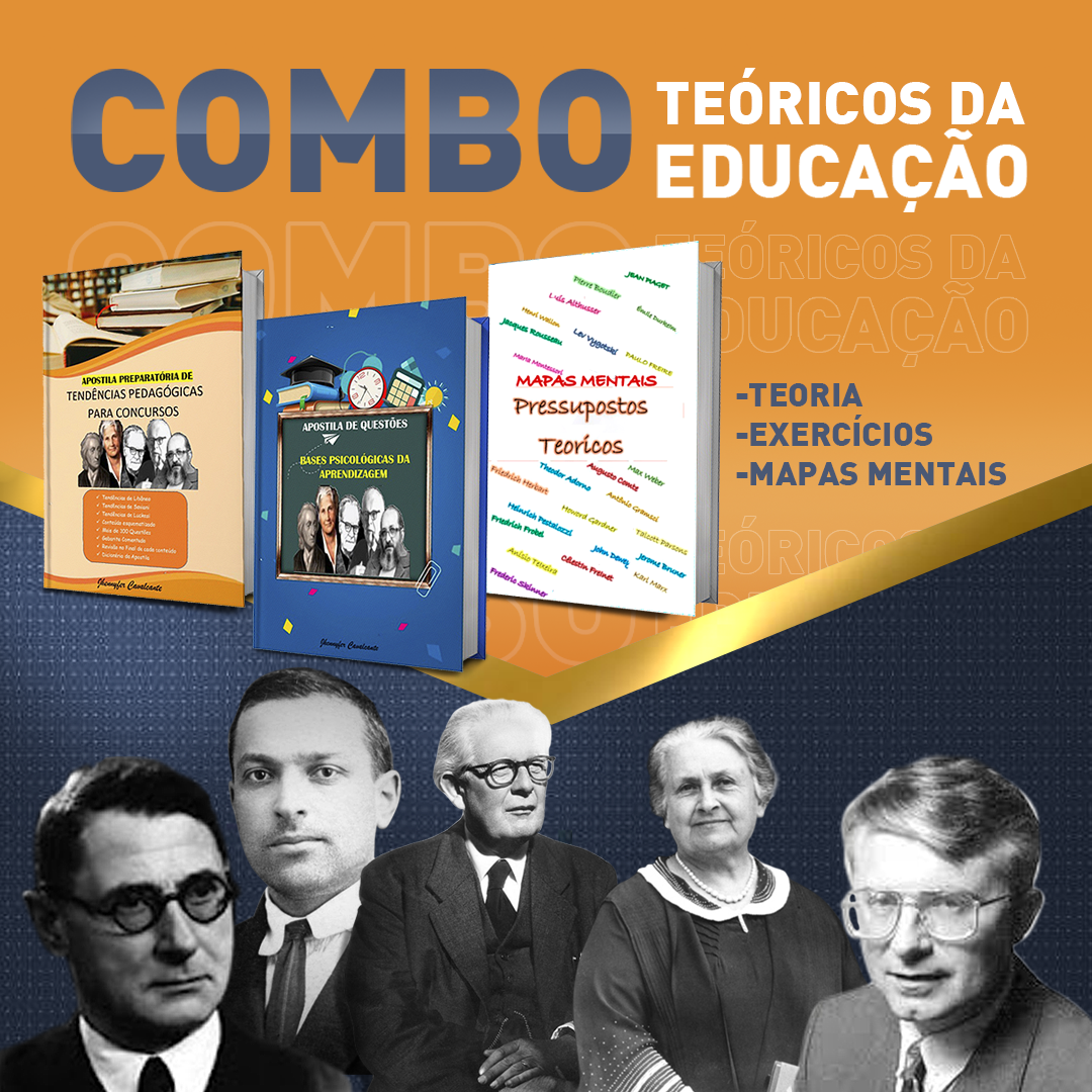 Combo Teóricos da Educação - Josué de Oliveira Cavalcante | Hotmart