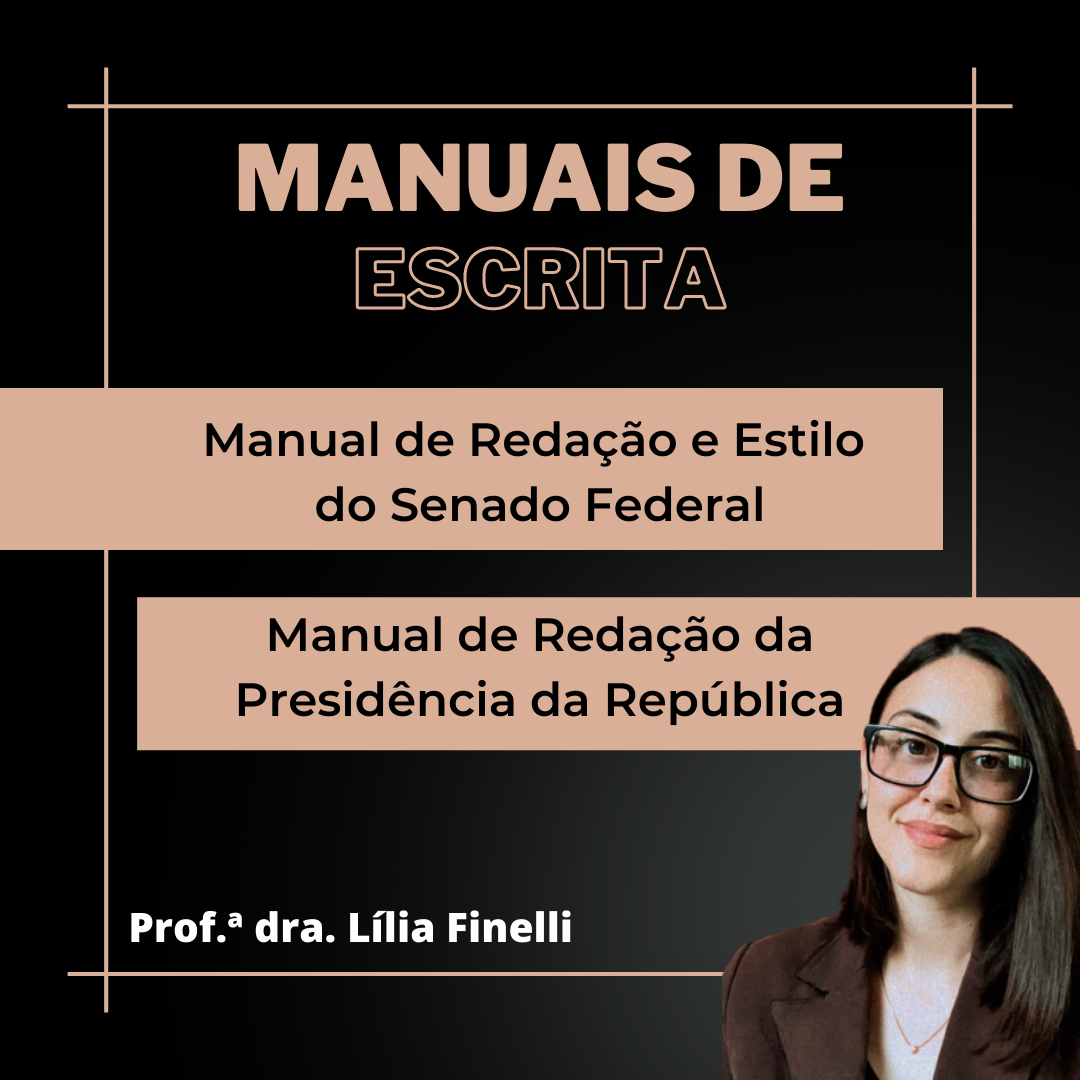 Manuais de Redação - Presidência e Senado Federal - Lília Finelli