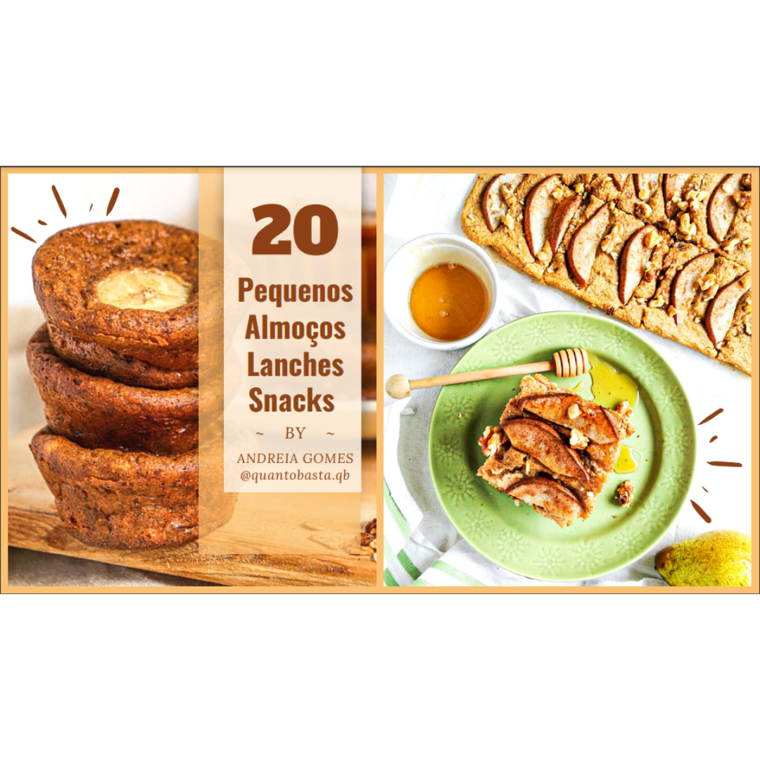 20 Receitas de Pequenos-almoços, lanches e snacks - Quanto Basta | Hotmart