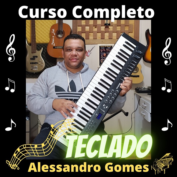 Imagem de capa para o Curso online CURSO COMPLETO DE TECLADO