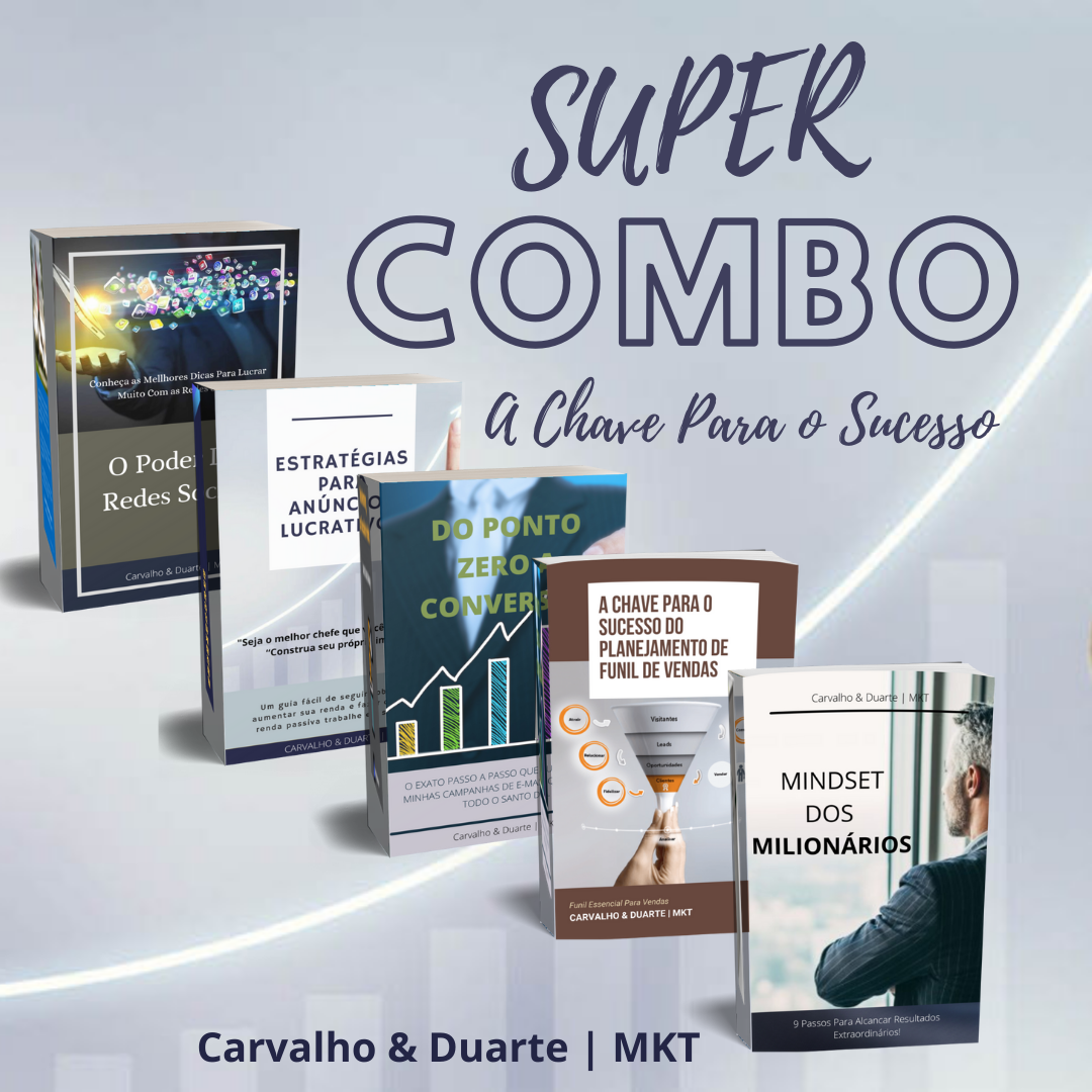 Super Combo 5 em 1 A Chave Para o Sucesso. - Lidi Carvalho | Hotmart
