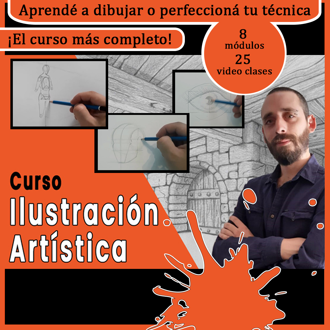 Imagen de portada para Curso online Curso de Ilustración Artística