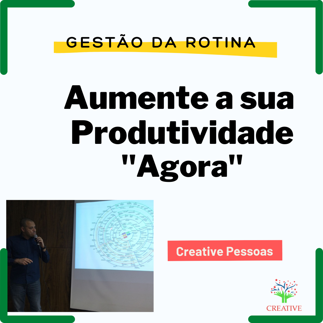 Gestão da Rotina - Aumente a sua Produtividade "Agora" - CREATIVE 4.0 ...