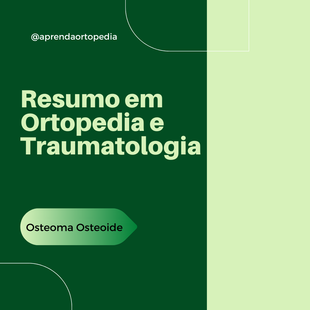 Osteoma Osteoide Aprenda Ortopedia Hotmart