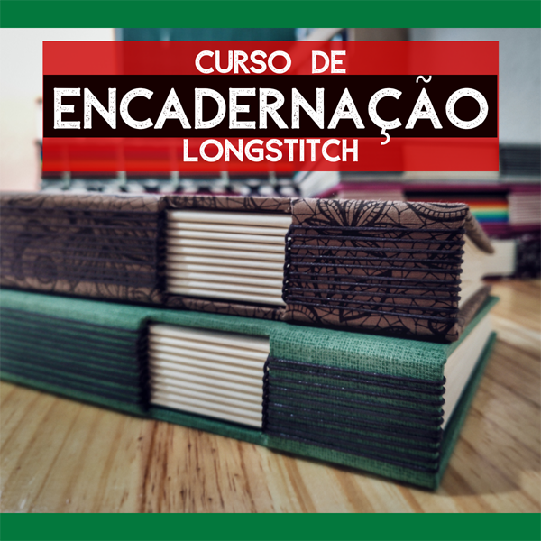 Imagem de capa para o Curso online Curso de encadernação - Costura Longstitch