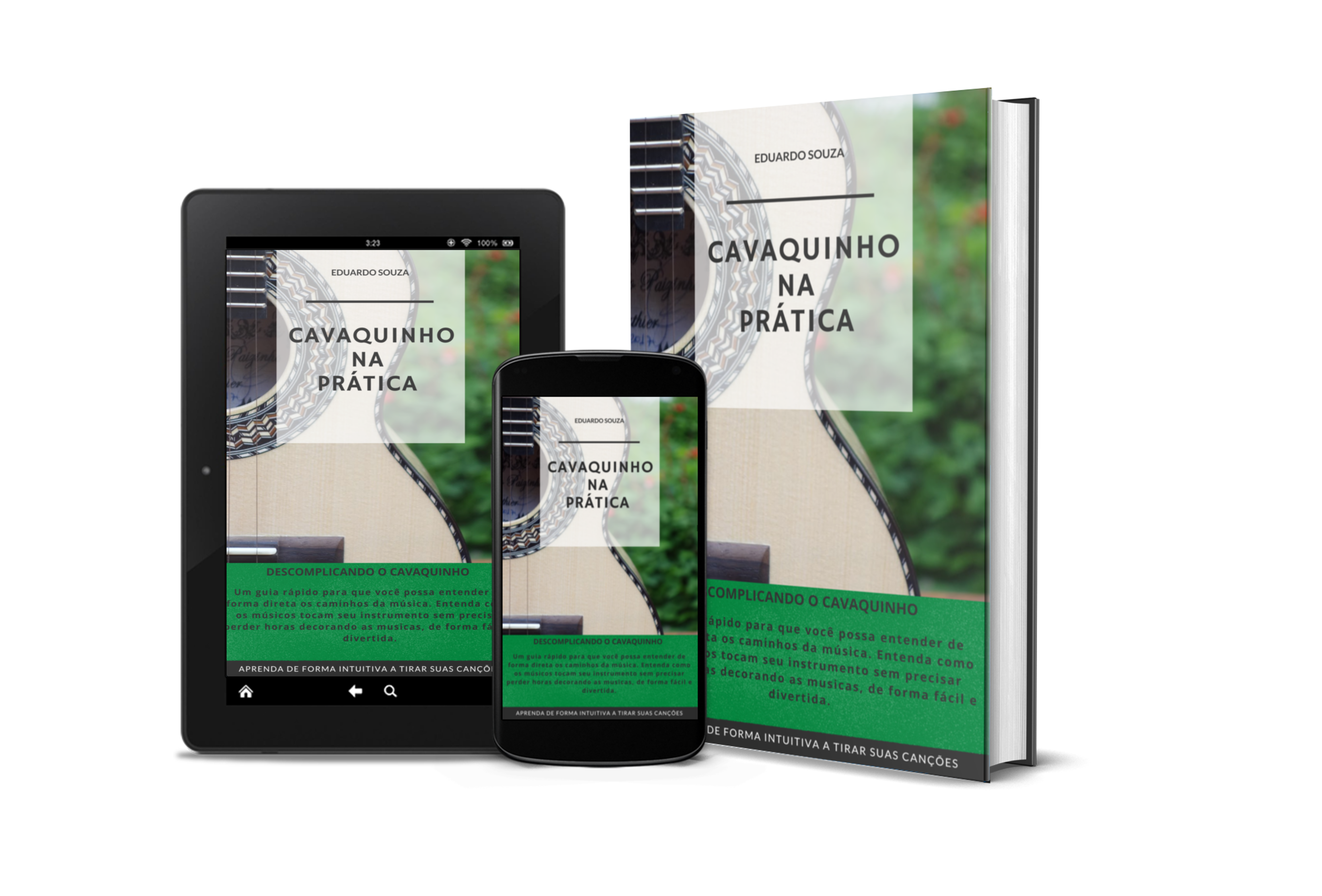 Imagem de capa para o Ebook CAVAQUINHO NA PRÁTICA