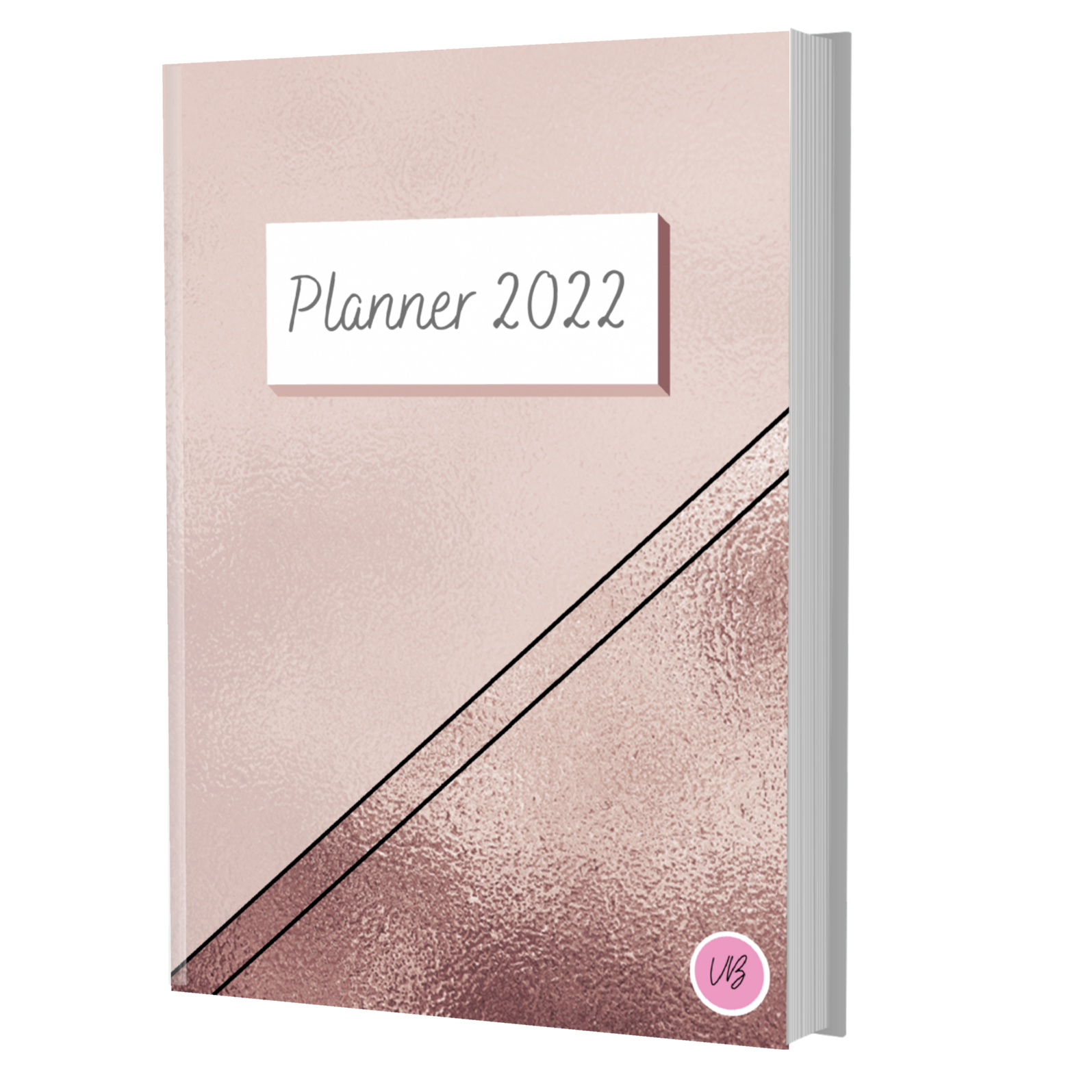 Planner 2022 Rose Gold - Victória Brito | Hotmart