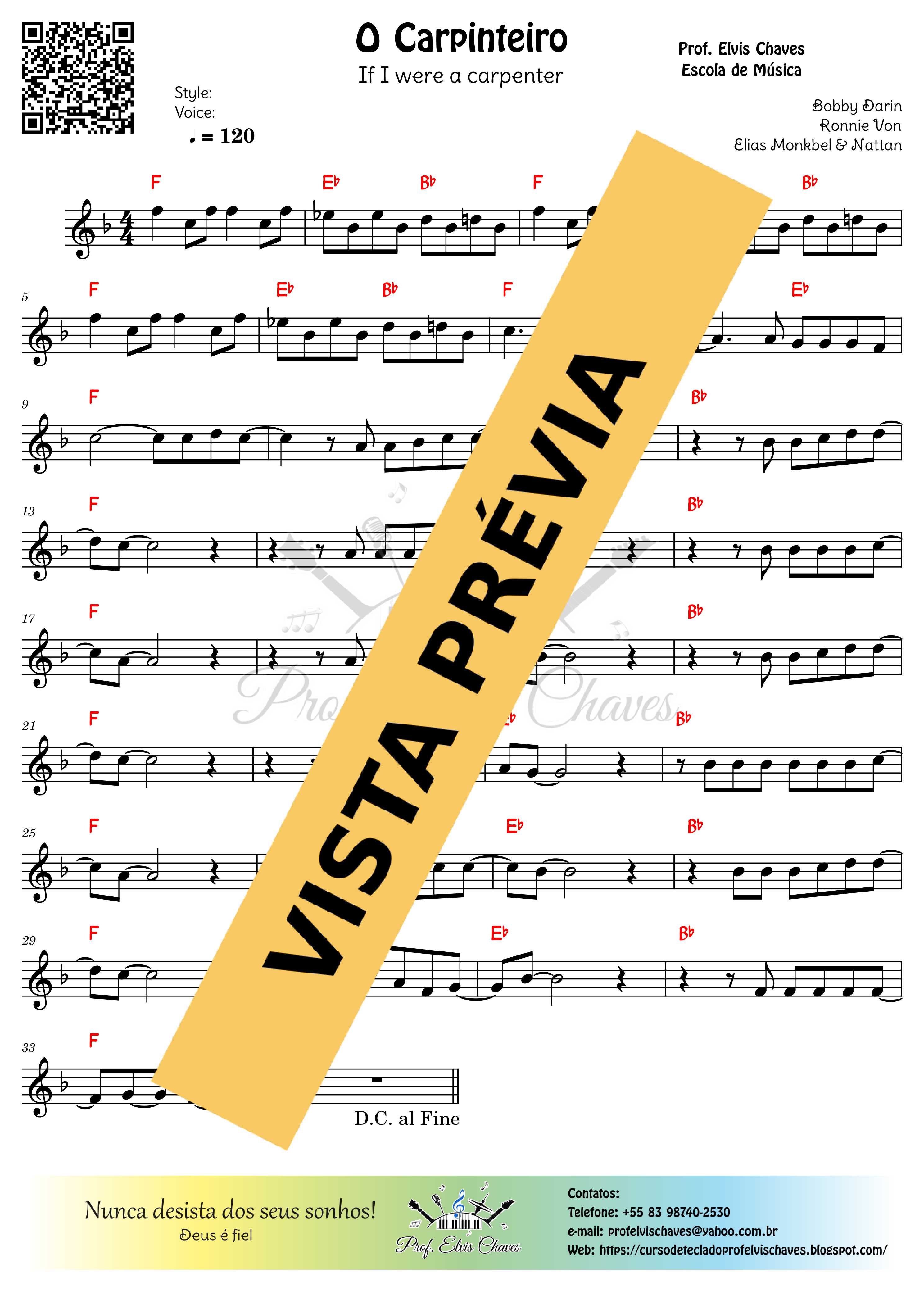 🎼 O Carpinteiro - 6552 - Elias Monkbel & Nattan - Tutorial Partitura e ...