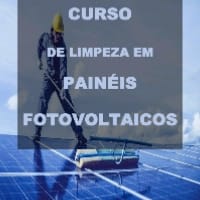 Curso de limpeza de painel fotovoltaico