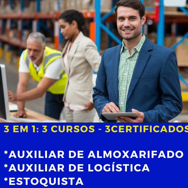 Auxiliar de Almoxarifado, Auxiliar de Logística e Estoquista