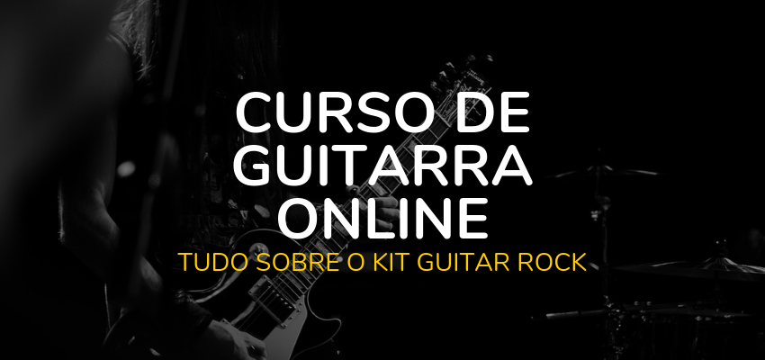 Imagem de capa para o Ebook Curso Iniciante Guitarra do 0