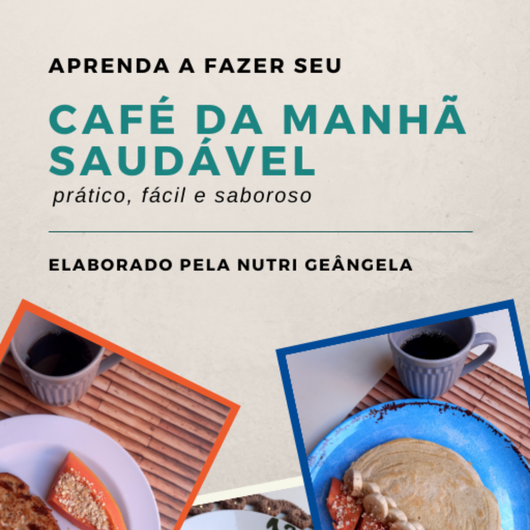 Imagem de capa para o Ebook Aprenda a fazer seu CAFÉ DA MANHÃ SAUDÁVEL 