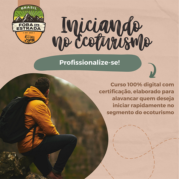 Imagem de capa para o Curso online Iniciando no Ecoturismo | Brasil Fora da Estrada