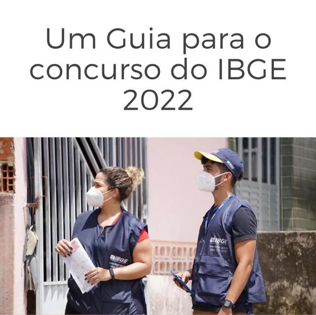 Um Guia para o concurso do IBGE 2022
