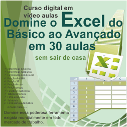 Domine o excel do básico ao avançado em 30 aulas sem sair de casa