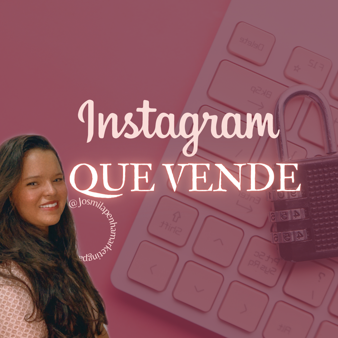Imagem de capa para o Curso online Instagram QUE VENDE 