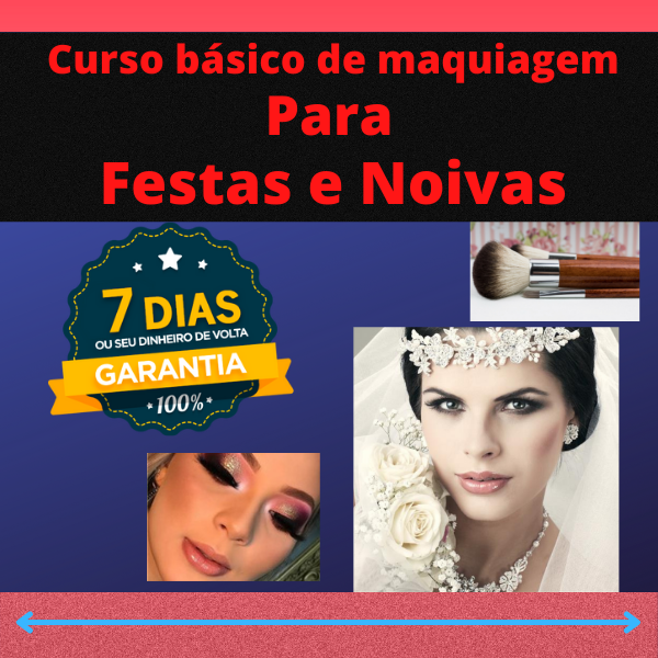 Curso básico de maquiagem para festas e noivas