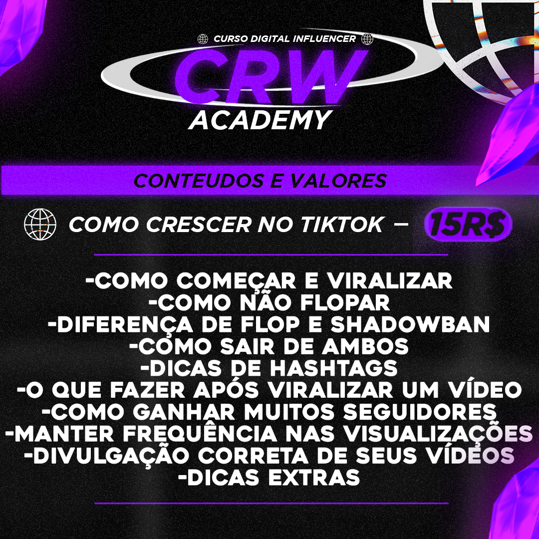 Como Crescer No TikTok Dos 0 Aos 100k Crwz1n Hotmart
