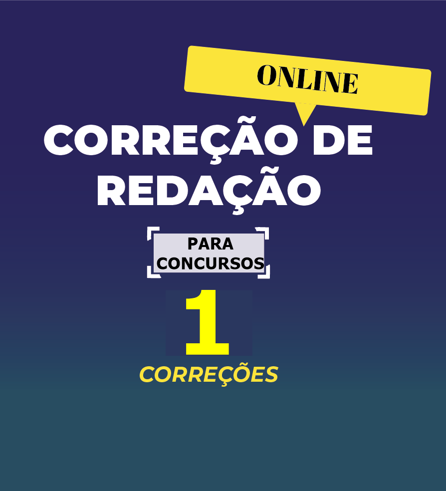 Correção de redação para concurso