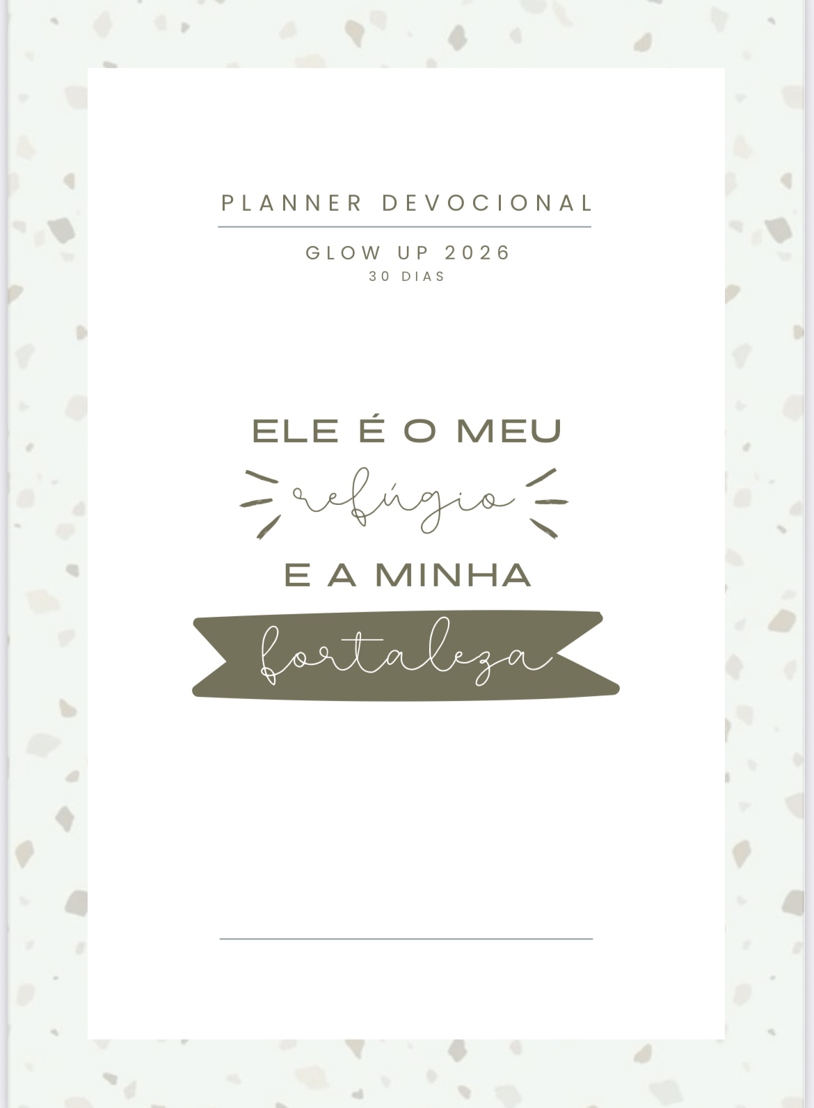 Planner Devocional Glow Up 2026: Renove sua Fé e Organize sua Vida ...
