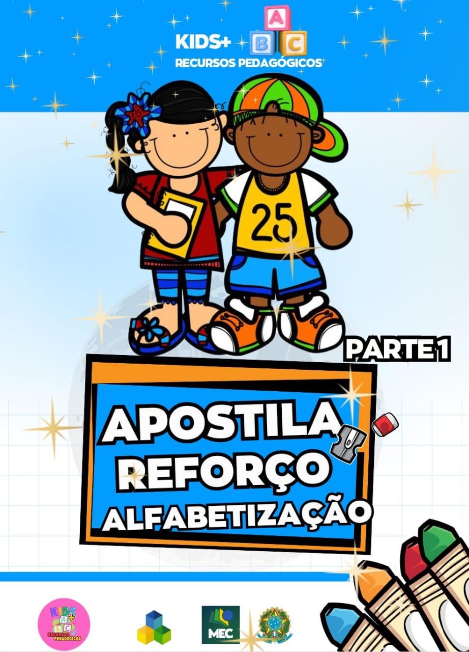 Imagem de capa para o Ebook Apostila de reforço alfabetização 