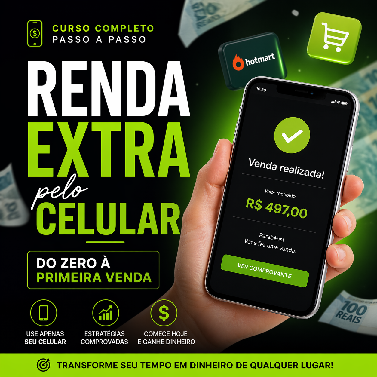 Renda Extra pelo Celular — Do Zero à Primeira Venda em 7 Dias - Nat...