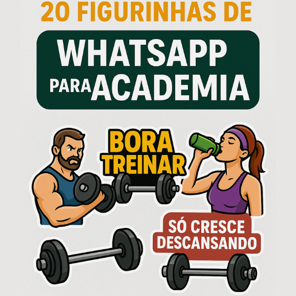 Figurinhas de Academia para Whatsapp - Robson santos | Hotmart