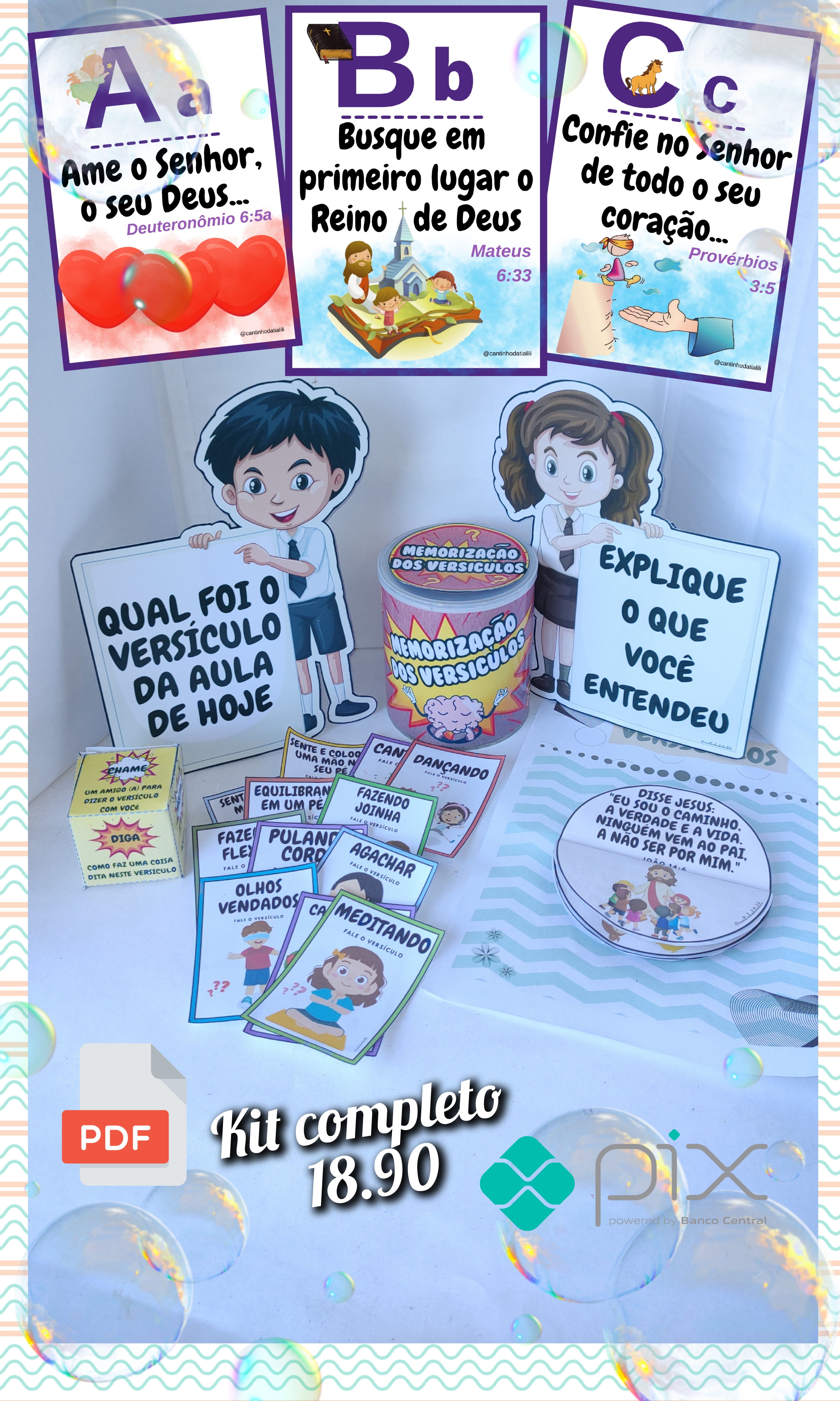 Imagem de capa para o Ebook COMBO DE MEMORIZAÇÃO DE VERSÍCULOS 