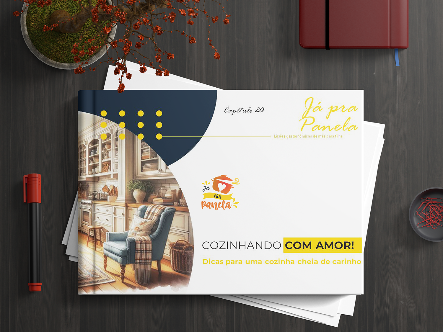 Imagem de capa para o Ebook Coleção Cozinhando com Amor - 24 Volumes