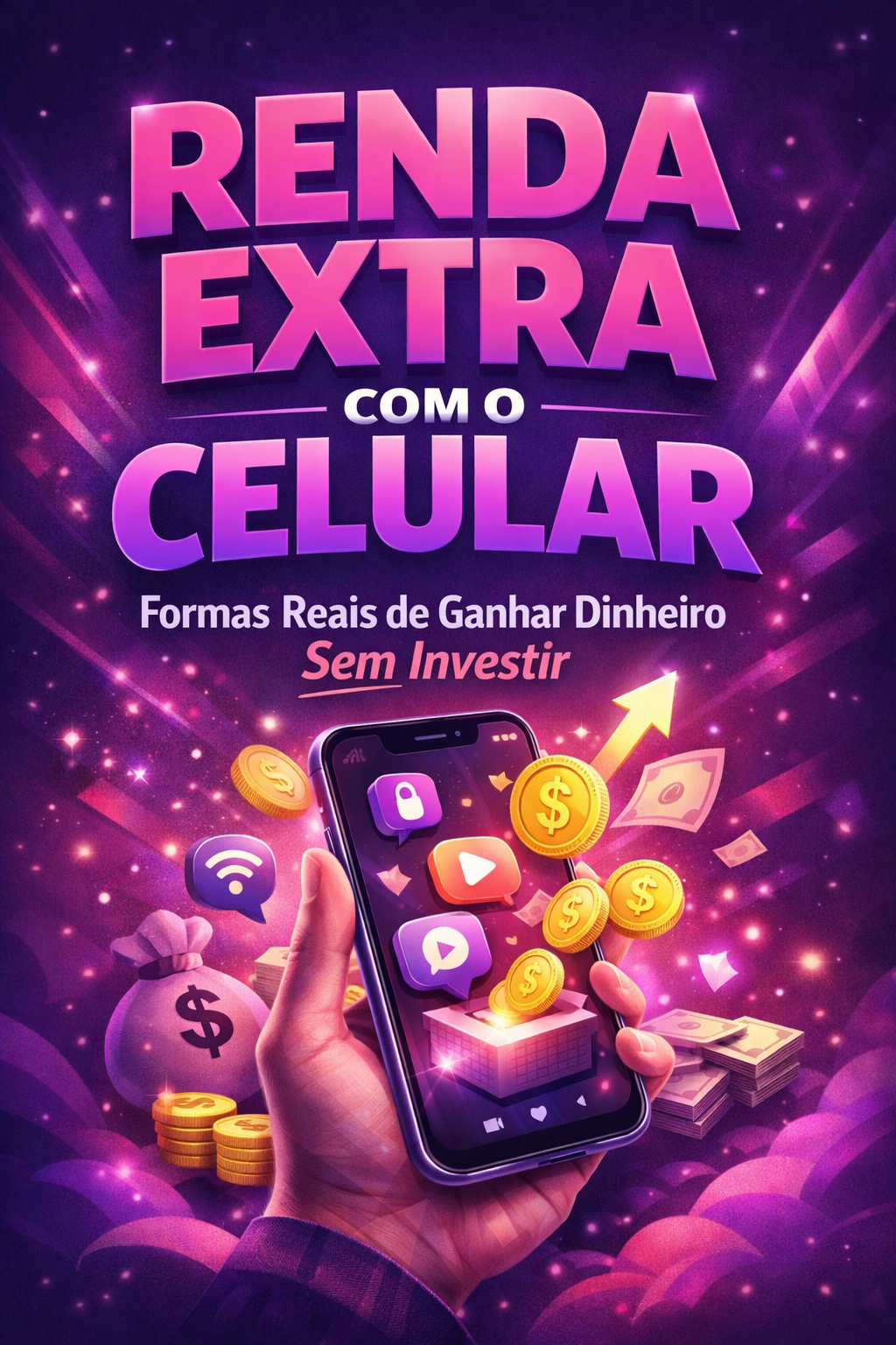 Renda Extra com o Celular. Formas reais de ganhar dinheiro sem inve...