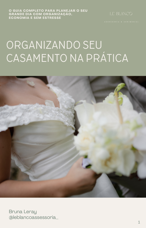 Capa do e-book Organizando seu Casamento na Prática