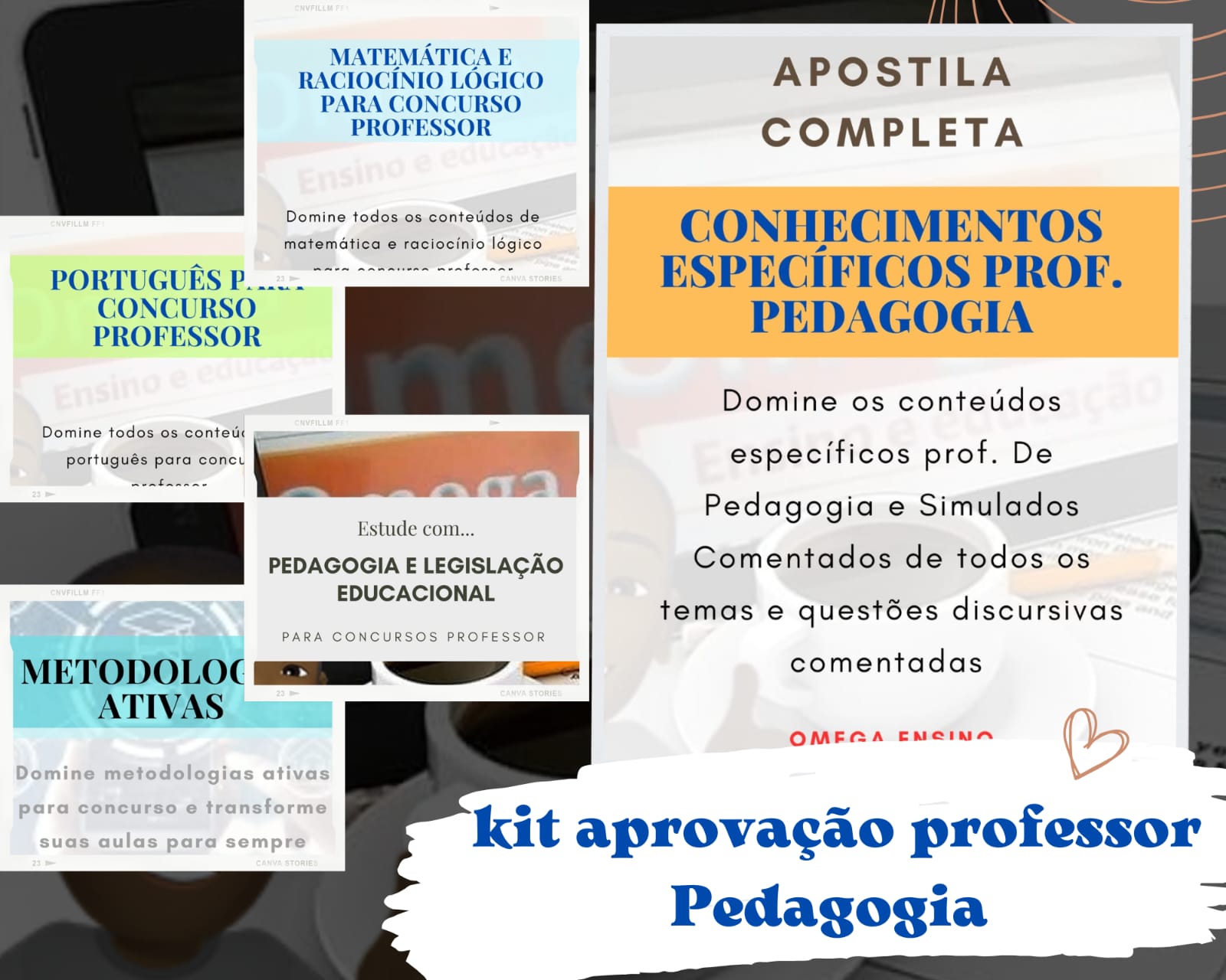 Combo Professor Pedagogia - Omega Ensino e Educação | Hotmart