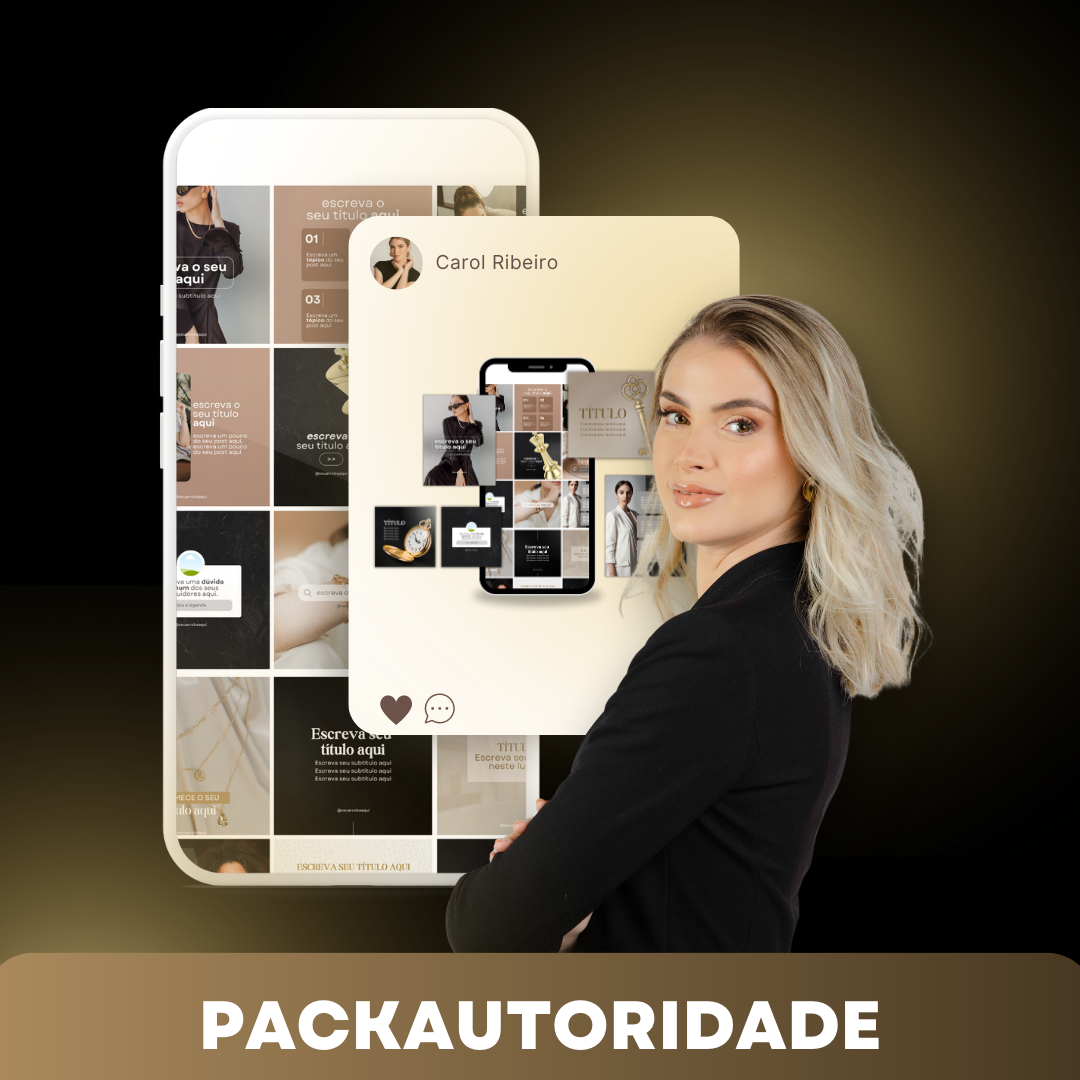 Pack Autoridade - Caroline de Oliveira Ribeiro | Hotmart